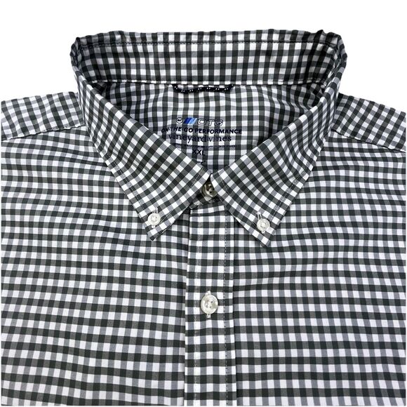 Vineyard Vines On The Go Performance Shirt Men 2XL Green Button Down Long Sleeve - Picture 1 of 11